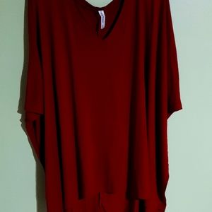 Zenana Premium wine colored tunic size XL